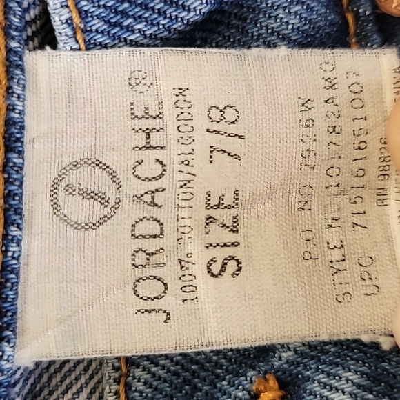 Jordache vintage 90s boot cut  high waist jeans women's size 7/8 Blue - Picture 11 of 14